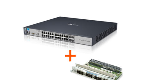 HPE 3800-24G-2SFP+ Switch J9575A Bundel + 1x J9577A J9575AB 0886112091514