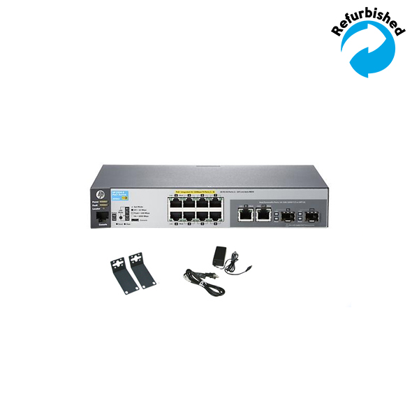 HP ProCurve 2530-8 PoE+ 8x100MB/2xSFP J9780A 0886112459352
