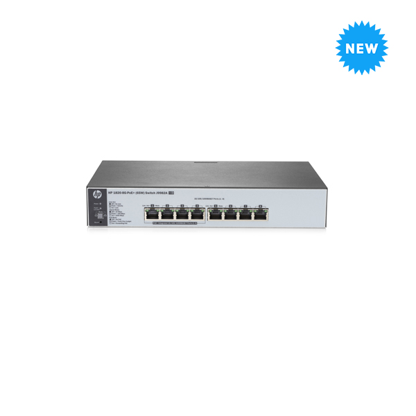 HPE OfficeConnect 1820 8G PoE+ (65W) Switch J9982A 0888182299487