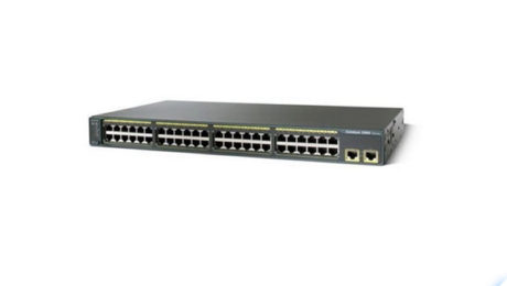 Cisco Catalyst 2960 48×10/100, 2xT/SFP LAN WS-C2960-48TC-L